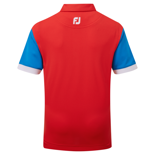 Junior Colour Block Pique