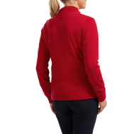 Women's Full-Zip Lined Wool Blend Pullover