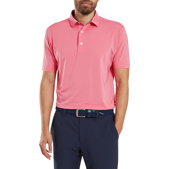 Stretch Lisle Dot Print