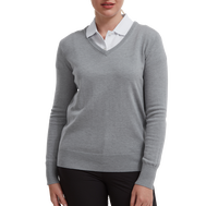 Wool Blend V-Neck Pullover