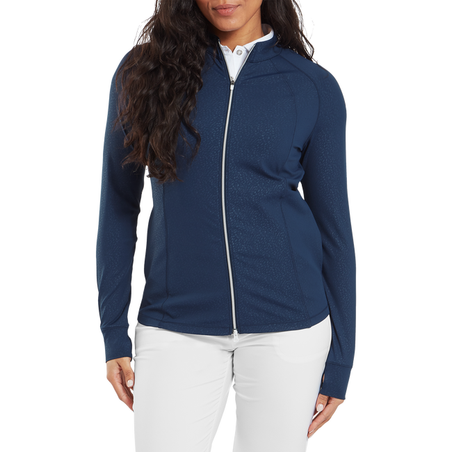 Embossed Full-Zip Midlayer