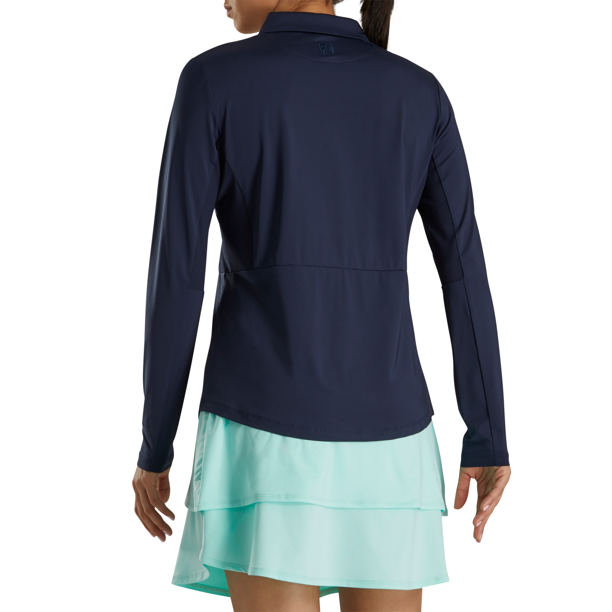 Polo en jersey manches longues protection solaire