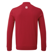 Wool Blend 1/2 Zip Lined Pullover