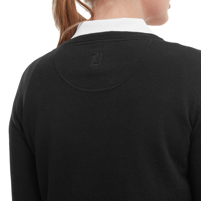 Wool Blend V-Neck Pullover