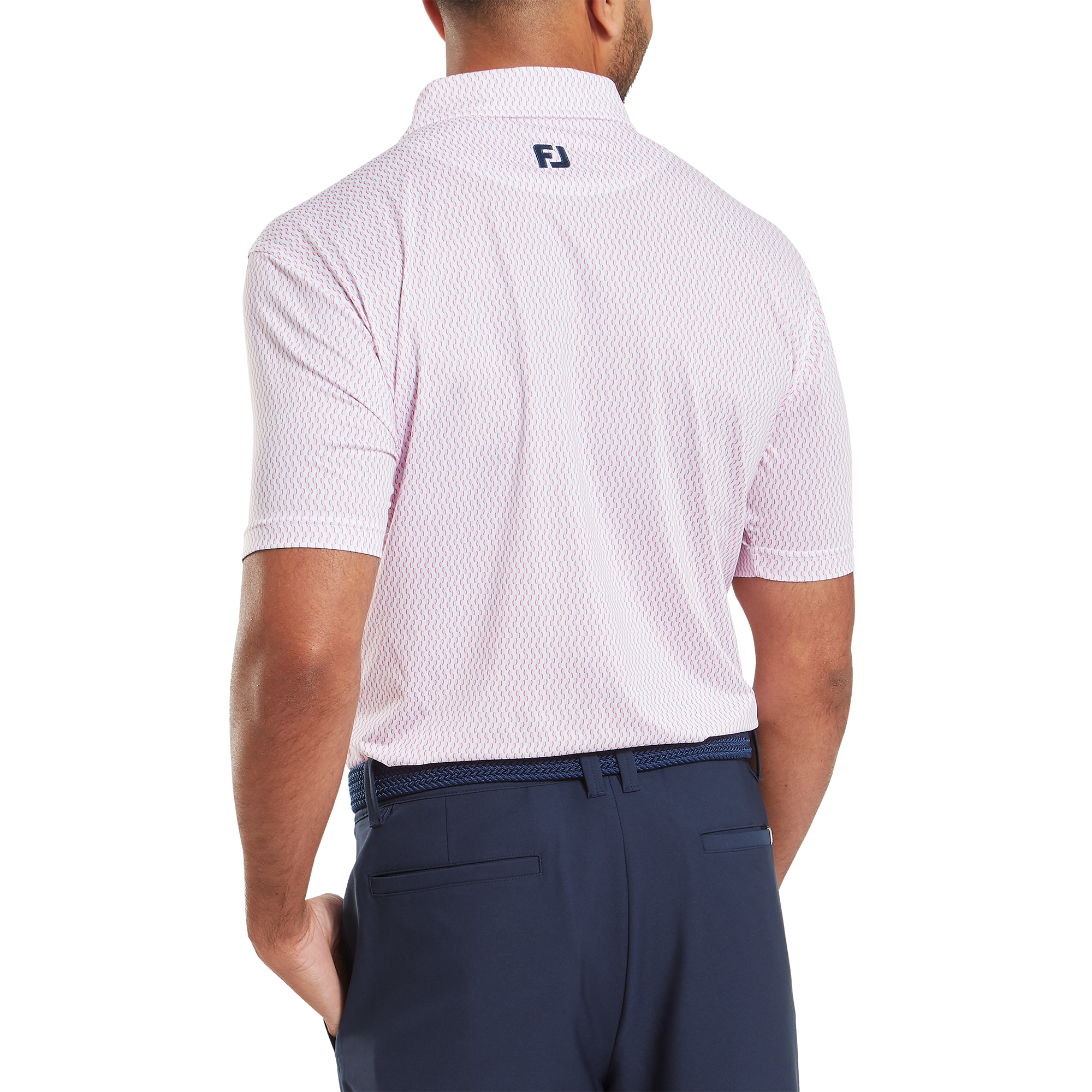 Polo en fil d'Ecosse imprim&eacute; tribale