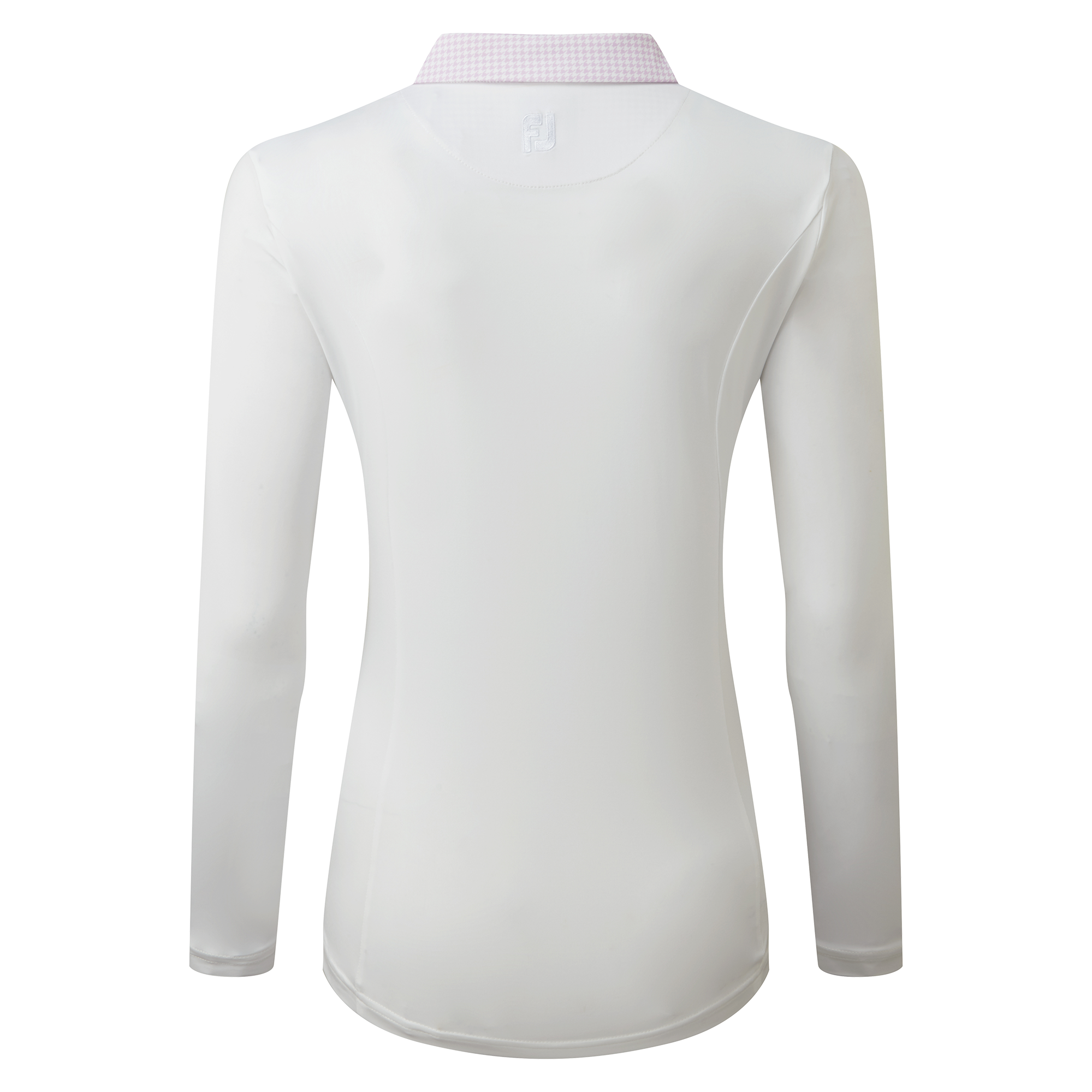 Houndstooth Trim 3/4 Sleeve Lisle