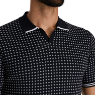 Todd Snyder Short Sleeve Geo Johnny Collar Sweater