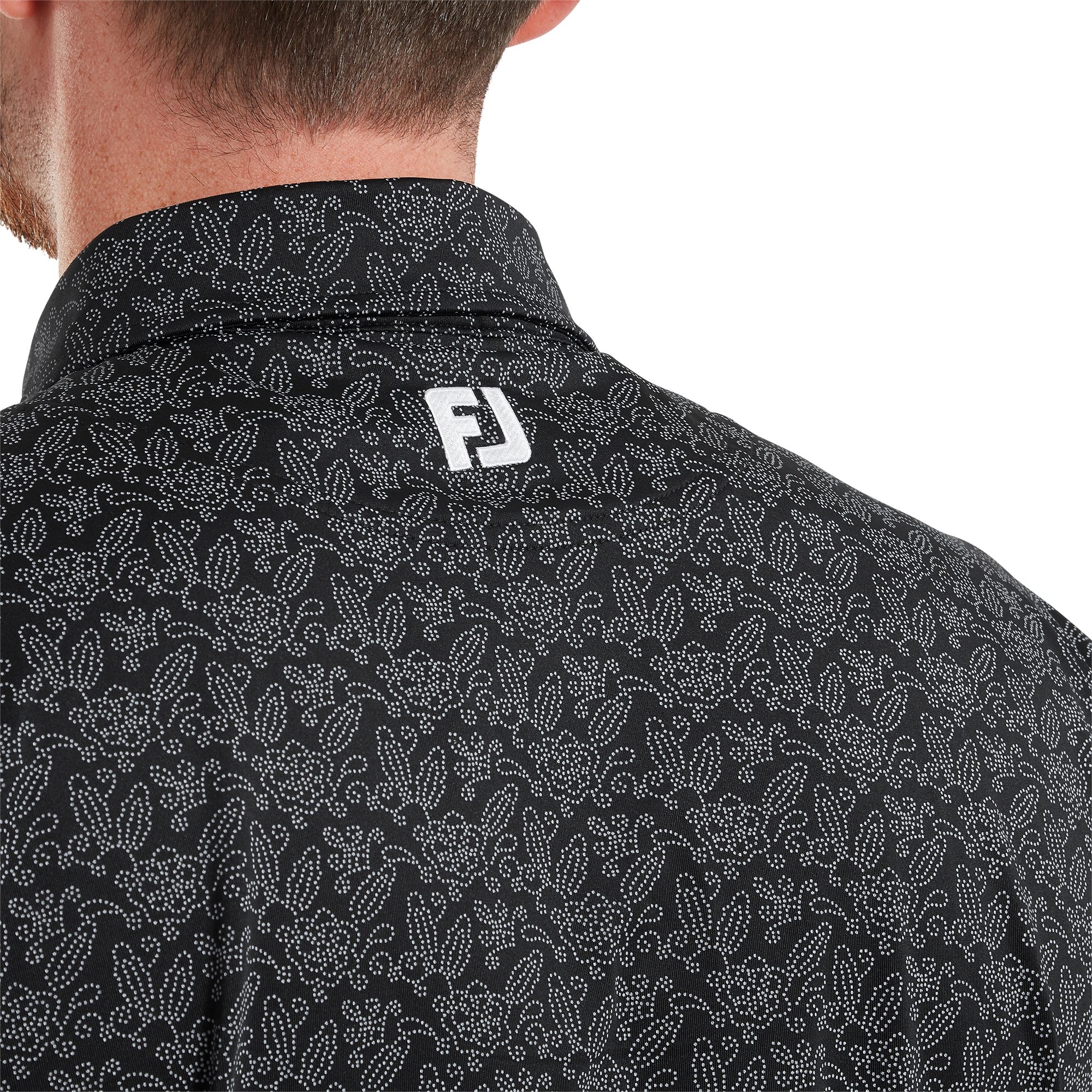 Wingtip Floral Lisle