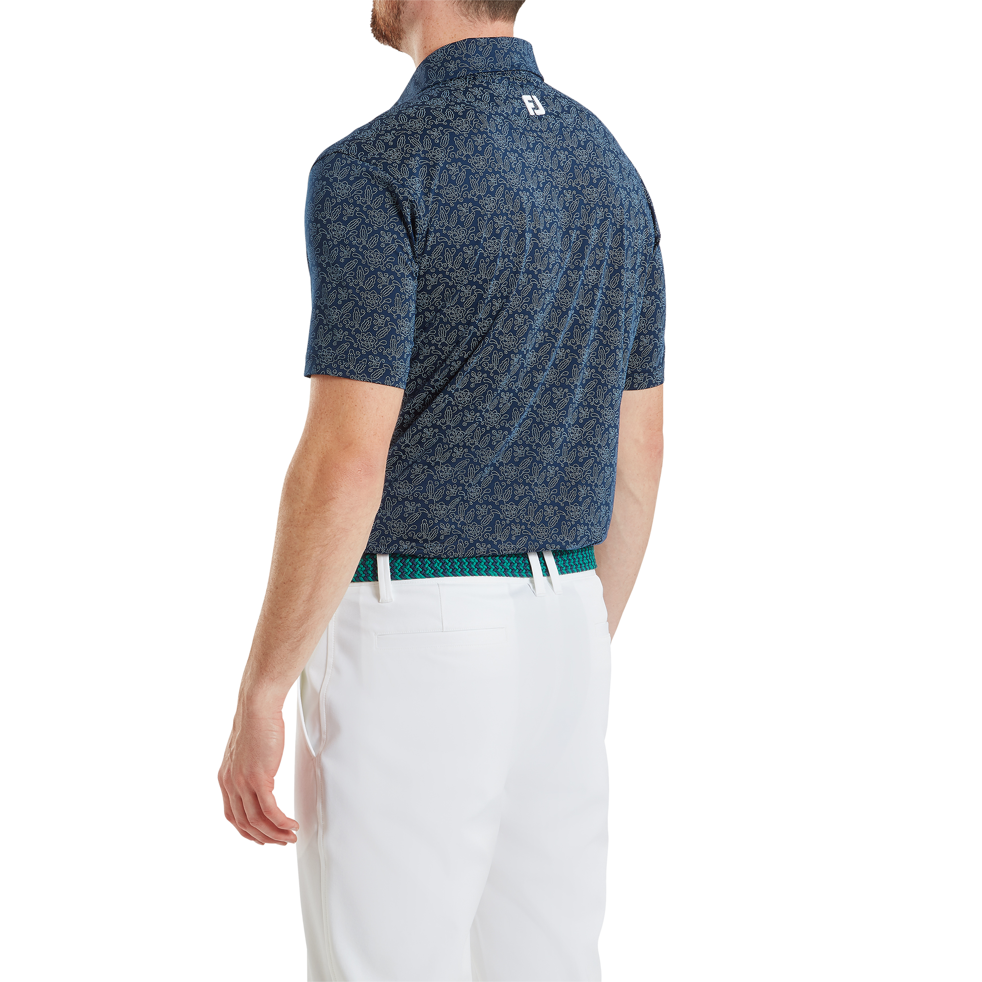 Wingtip Floral Lisle