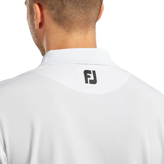 Stretch Pique Solid Knit Collar