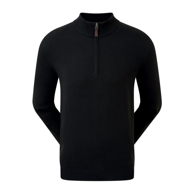 Wool Blend Half-Zip Pullover