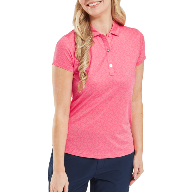 Painted Floral Cap Sleeve Lisle