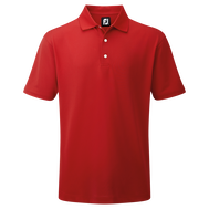 Stretch Pique Solid Knit Collar