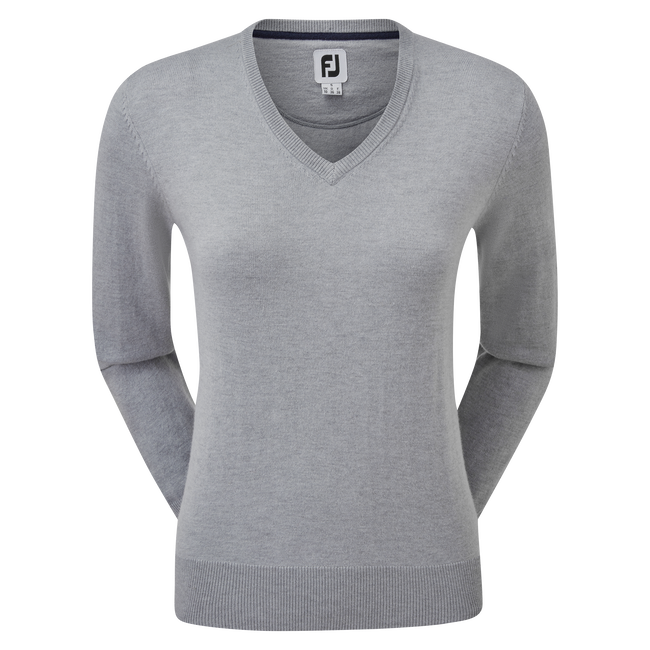 Wool Blend V-Neck Pullover