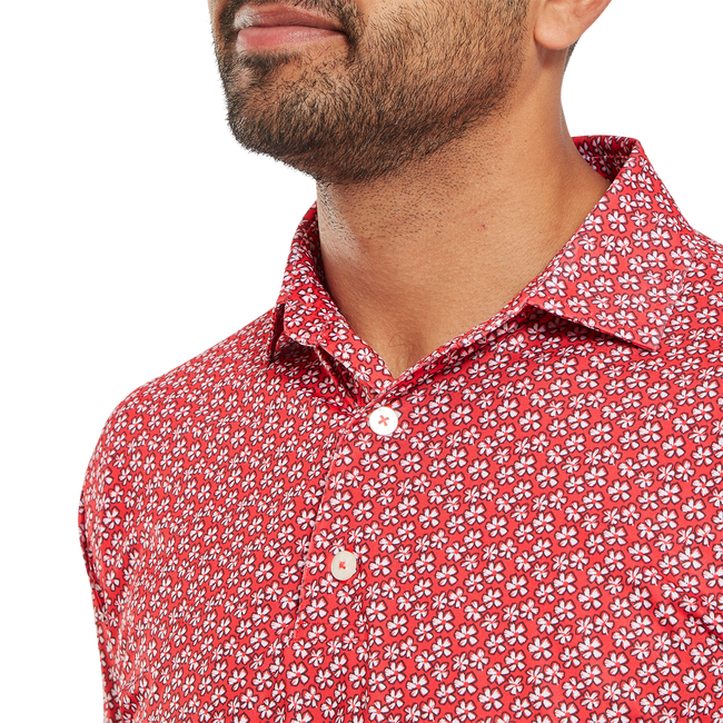 Floral Sketch Print Lisle