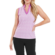 Animal Print Sleeveless Lisle