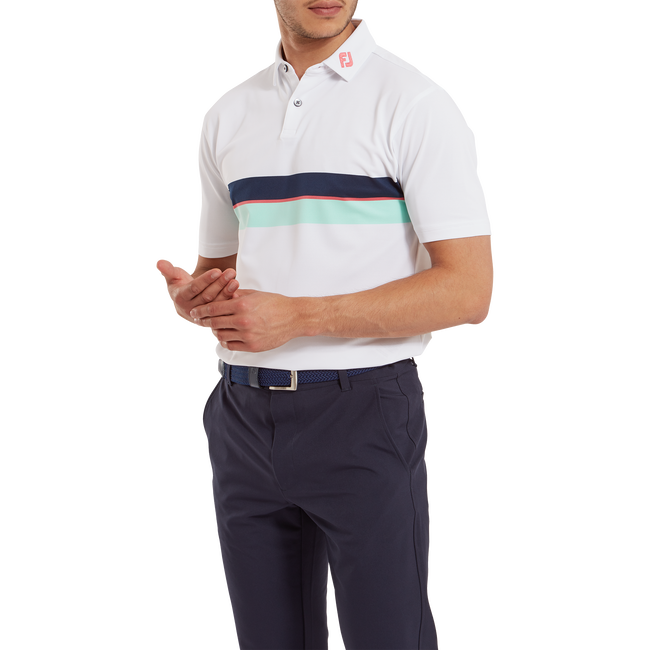 Double Chest Band Pique