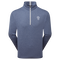 Bleu Open chiné / Argent / Blanc
