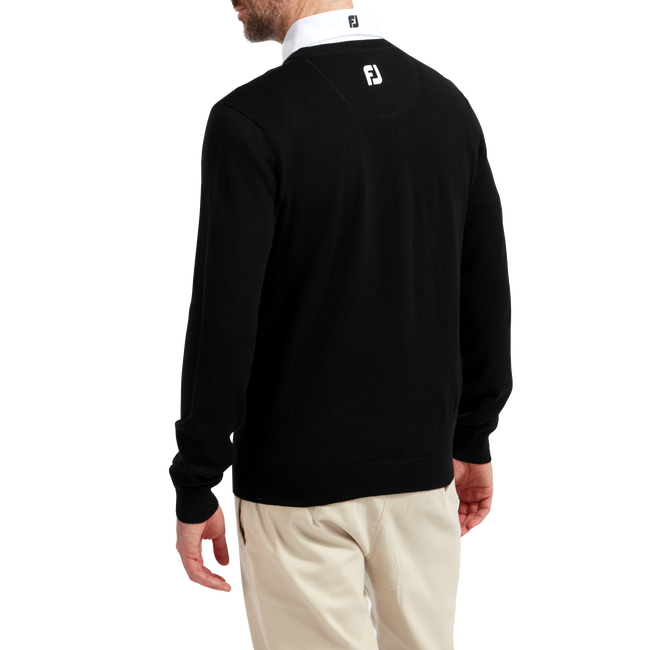 Wool Blend V-Neck Pullover