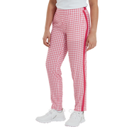 Gingham Lightweight Cropped Trousers