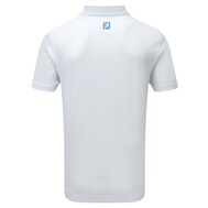 Stretch Pique With Micro Stripe Trim