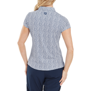 Animal Print Cap Sleeve Lisle