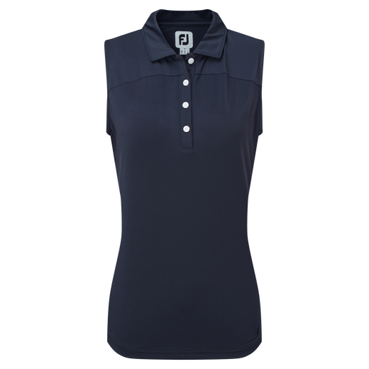 Mesh Back Sleeveless Lisle