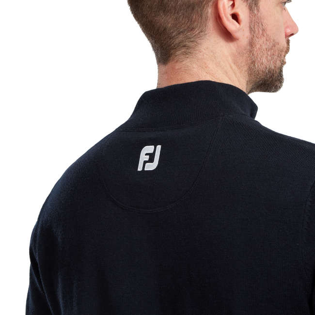 Wool Blend Half-Zip Pullover