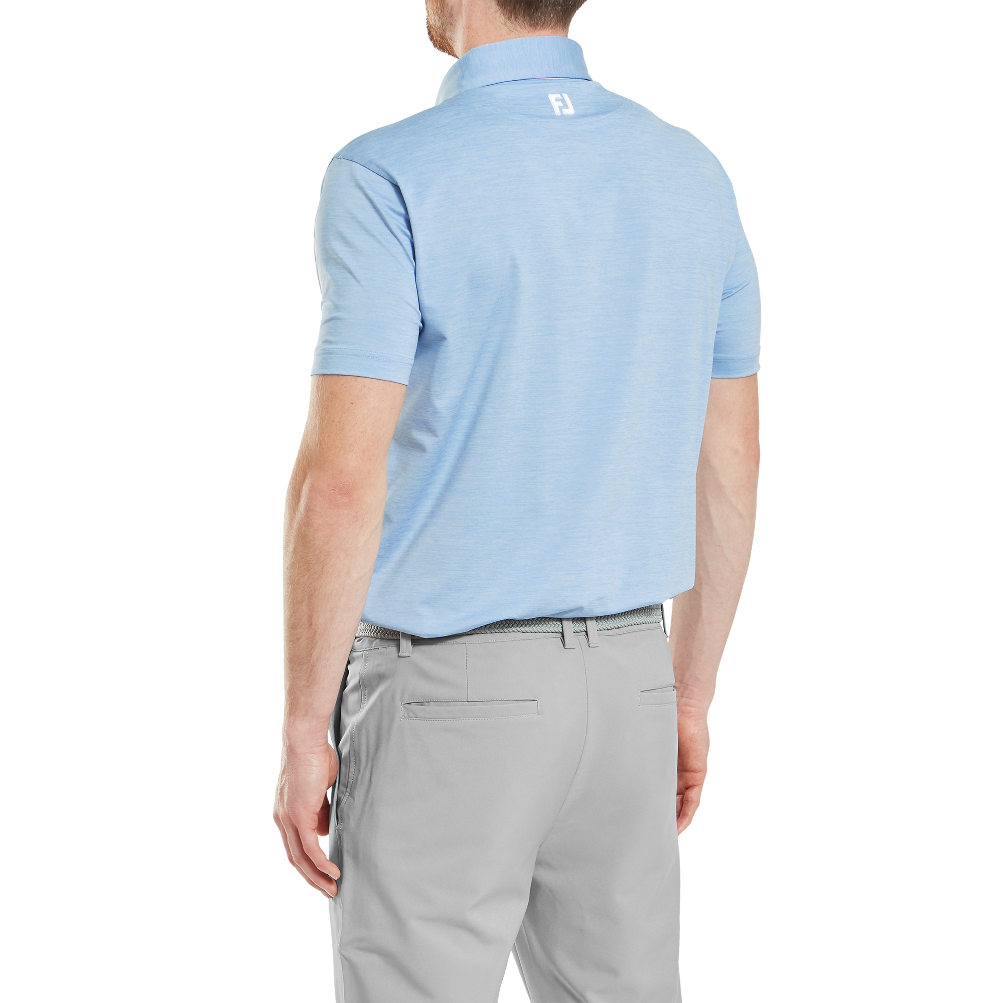 Polo en fil d'Ecosse impression chin&eacute;e