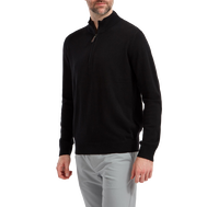 Wool Blend Half-Zip Pullover