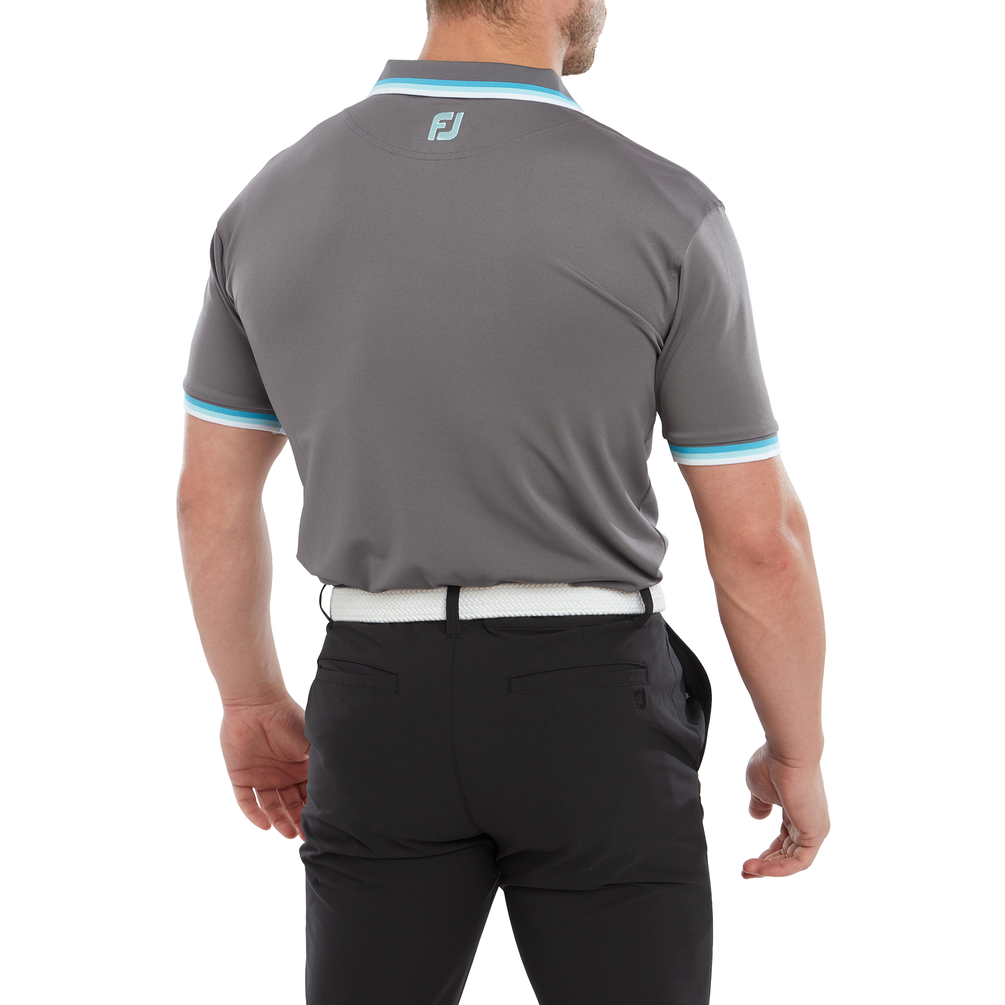 Solid Polo with Trim Pique