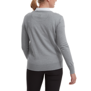 Wool Blend V-Neck Pullover