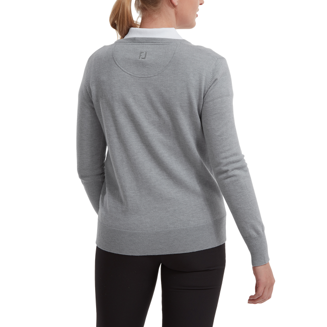 Wool Blend V-Neck Pullover