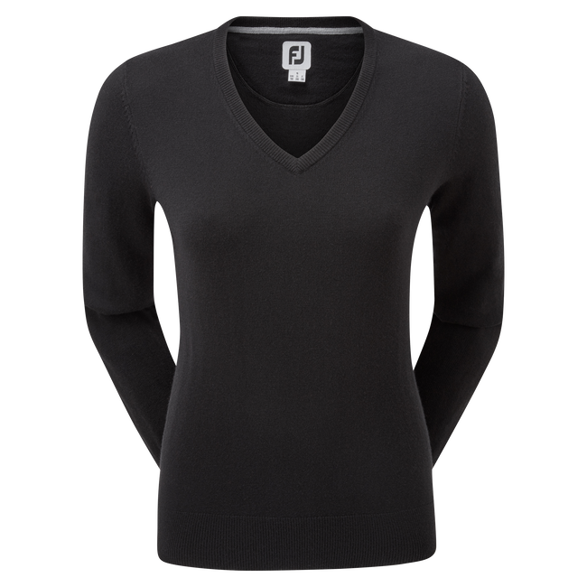 Wool Blend V-Neck Pullover