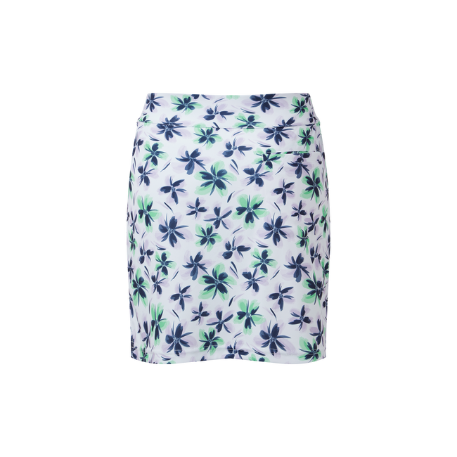 Floral Print Knit Skort