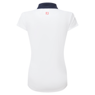 Cap Sleeve Print Trim Lisle