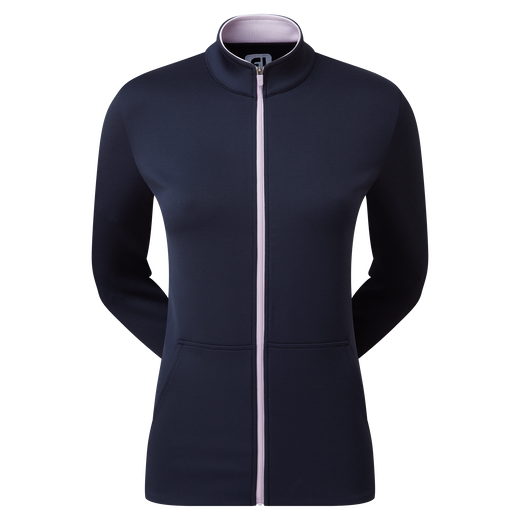 Full-Zip Knit Colour Block Midlayer