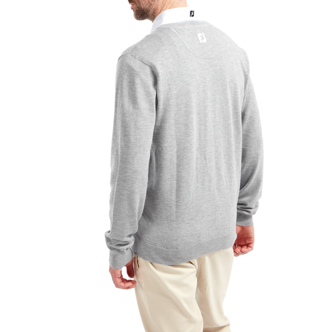 Wool Blend V-Neck Pullover