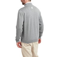 Wool Blend 1/2 Zip Lined Pullover