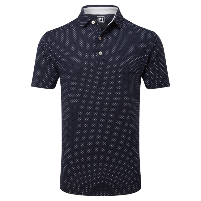 Stretch Lisle Dot Print