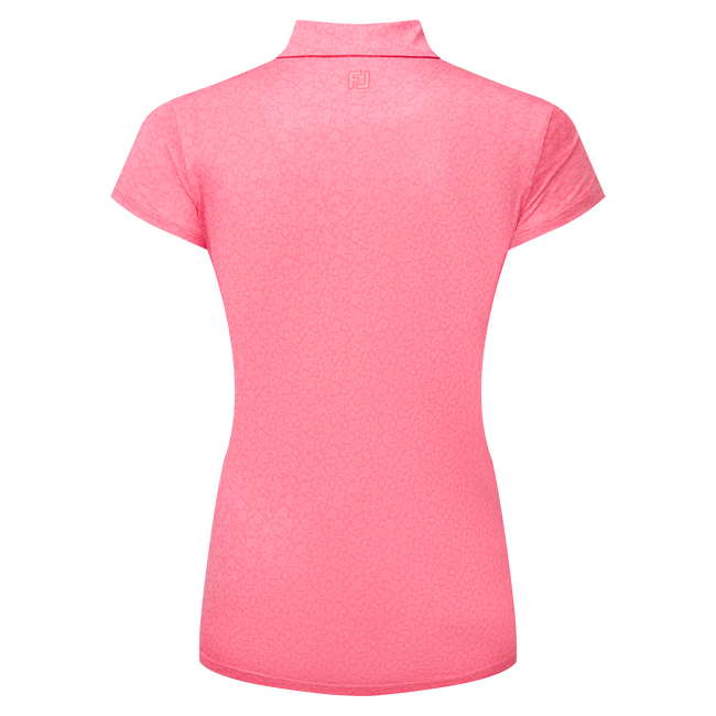 Painted Floral Cap Sleeve Lisle