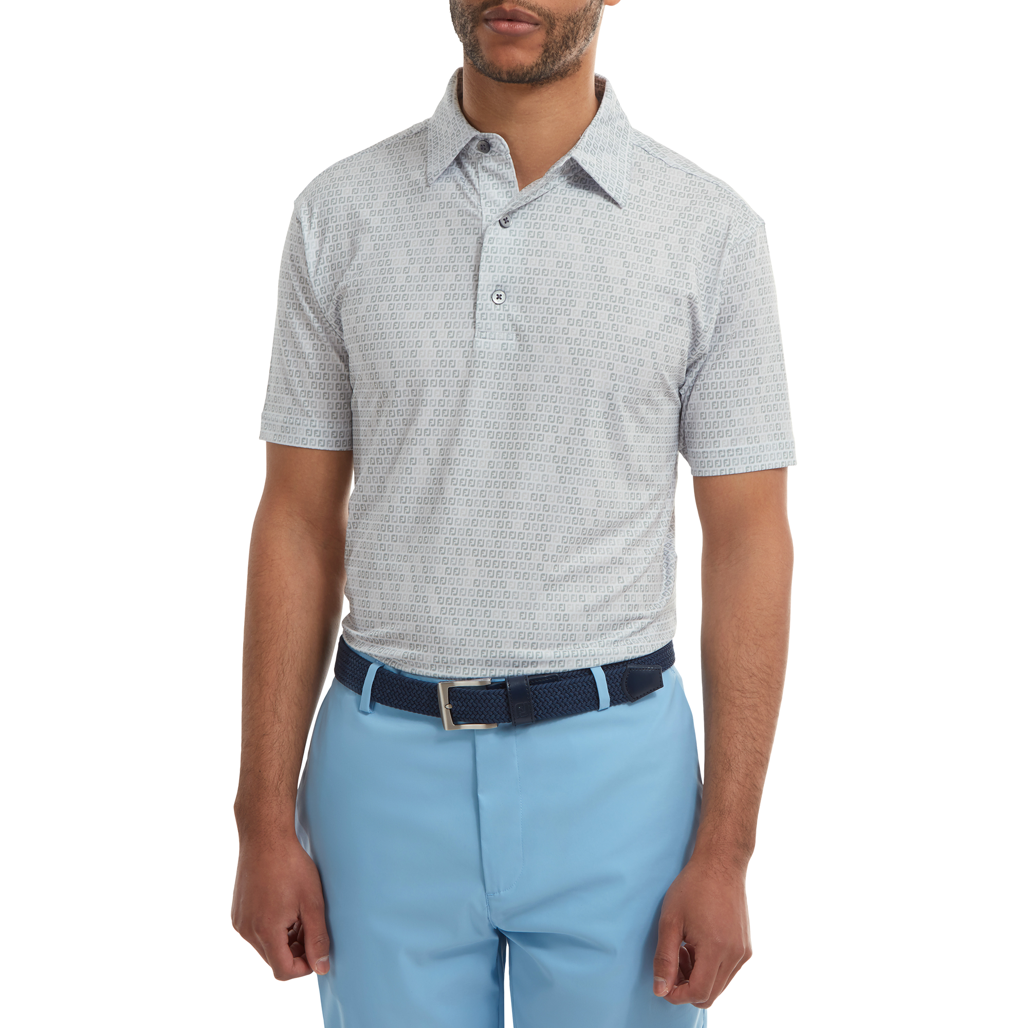 Polo en Fil d'Ecosse imprim&eacute;s FJ camouflage