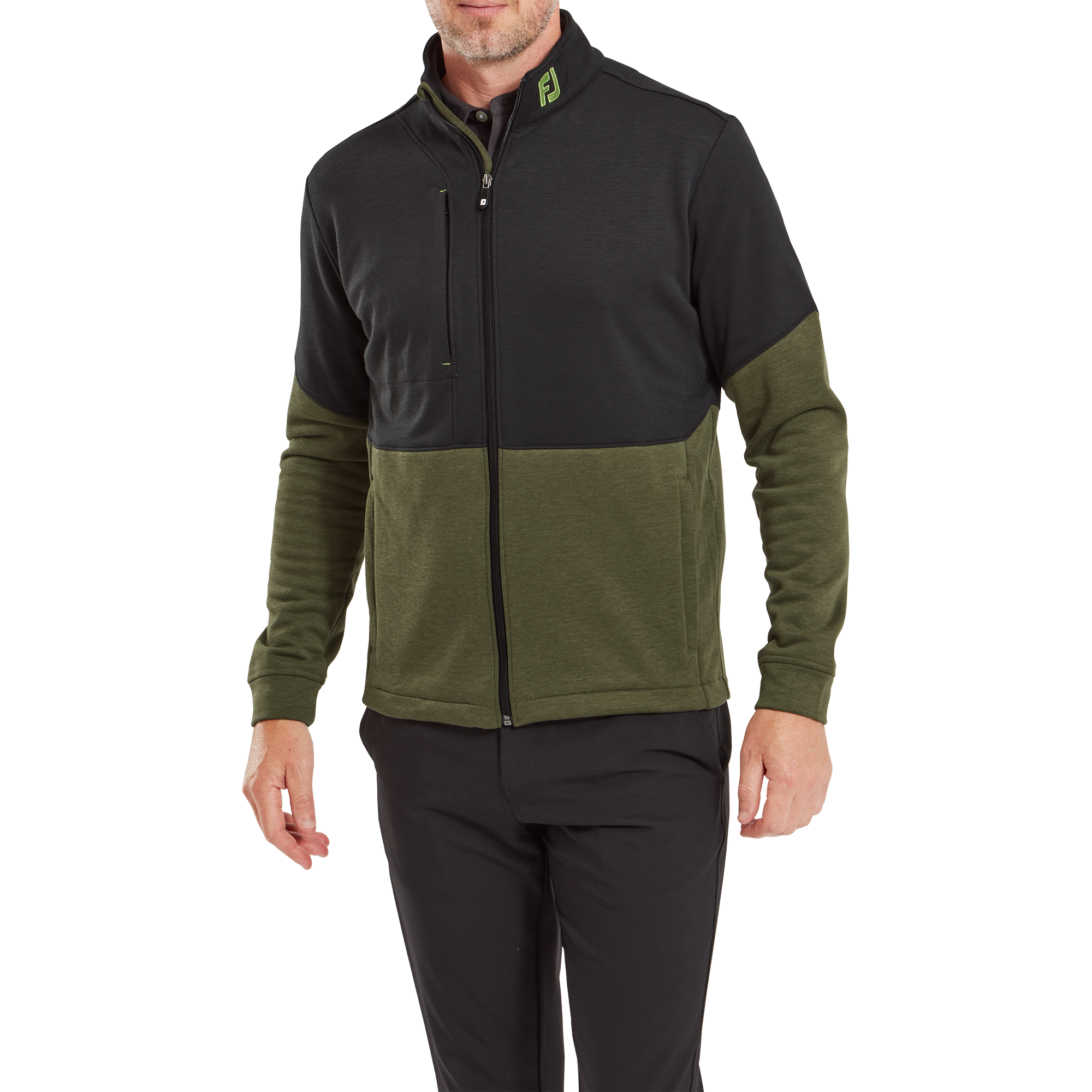 Colour Block Full-Zip Chill Out