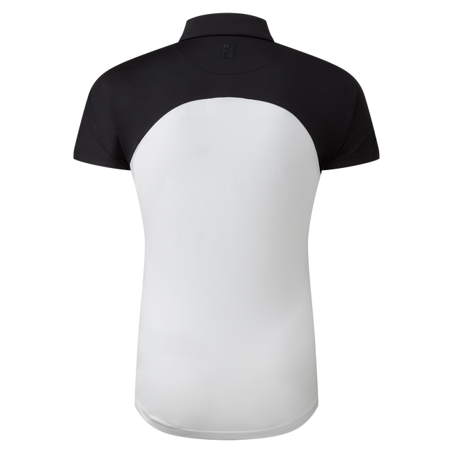 Cap Sleeve Colour Block Lisle