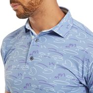 Golf Course Doodle Pique