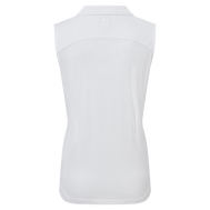 Mesh Back Sleeveless Lisle