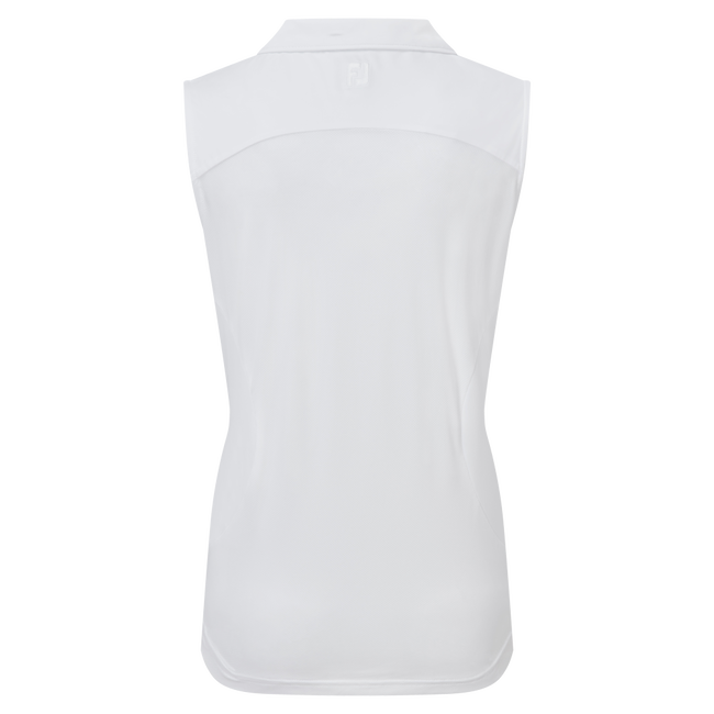 Mesh Back Sleeveless Lisle