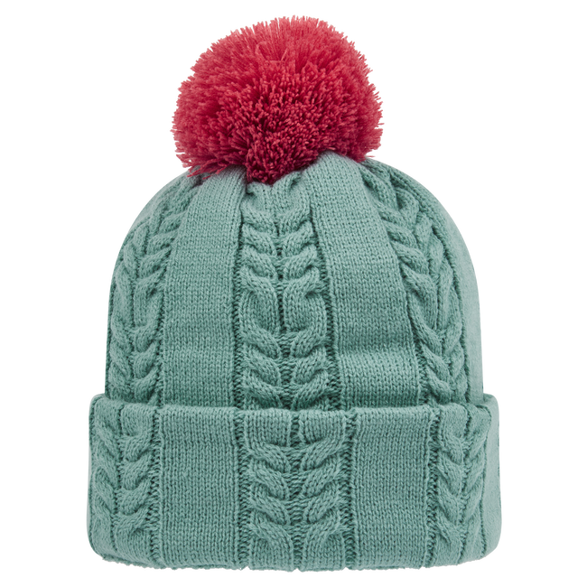 Women's Cable Knit Bobble