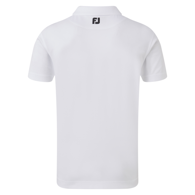 Stretch Pique Solid Knit Collar