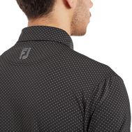 Stretch Lisle Dot Print